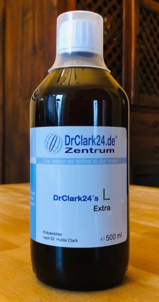 DrClark24  L Extra, 500 ml, Leber-Kräutertinktur